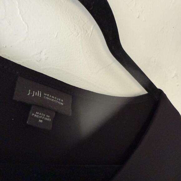 J Jill Wearever Shirt Womens Medium 3/4‎ Sleeve Stretch Pullover Top - Picture 3 of 7